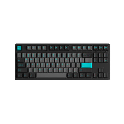 Akko 3087 Plus Black & Cyan TKL Mechanical Keyboard - Cherry Profile PBT Keycaps