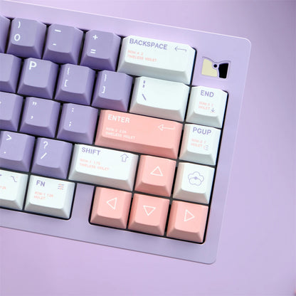 Purple Whisper 129 Key PBT Keycap Set