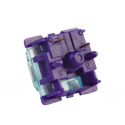 Gateron V3 Gopolar Azure Dragon Tactile Switches - 5-Pin, 63gf Actuation, Custom Aqua