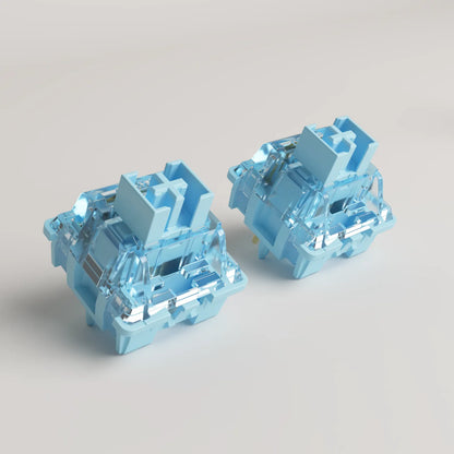 Akko V3 Pro Cream Blue Tactile Switches - 5-Pin, 45gf, Dustproof, Compatible with MX Keyboards