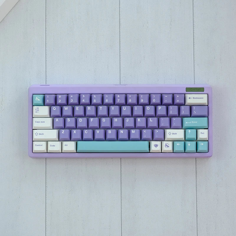 Lavender Hues 129-Key PBT Keycap Set - Cherry Profile