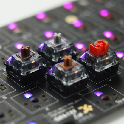 Kailh Super Speed Series Switches - Silver, Red, Copper, Bronze - SMD 3 Pin Pre-Lubed - 10 Pack