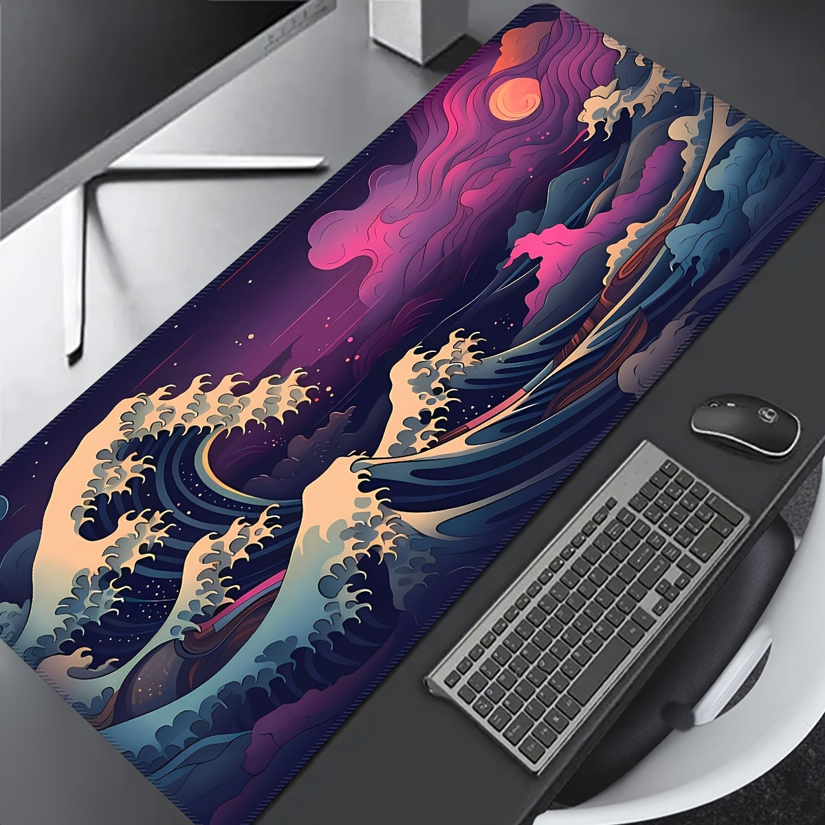 WaveRider XL Gaming Mouse Pad – Extra Large with Non-Slip Base