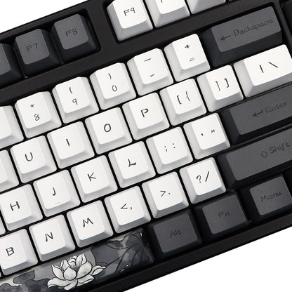 140 Key PBT OEM Profile Keycap Set - Mystic Bloom