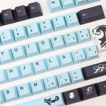 Oceanic Gale - 135 Key ISO-ES PBT Cherry Profile Keycap Set