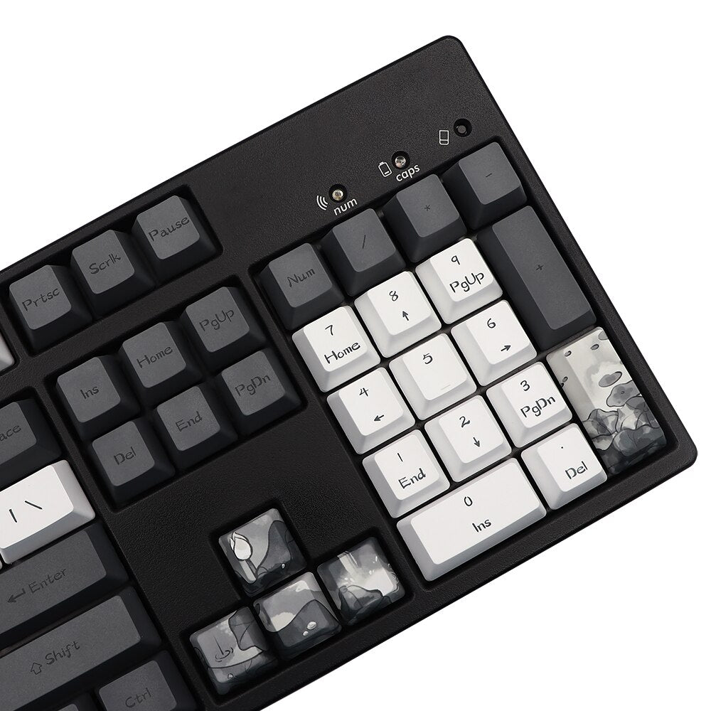 140 Key PBT OEM Profile Keycap Set - Mystic Bloom