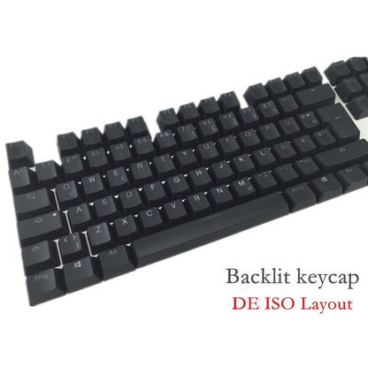 108 Key Doubleshot PBT OEM Profile ISO-DE Backlit Keycaps