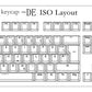 108 Key Doubleshot PBT OEM Profile ISO-DE Backlit Keycaps
