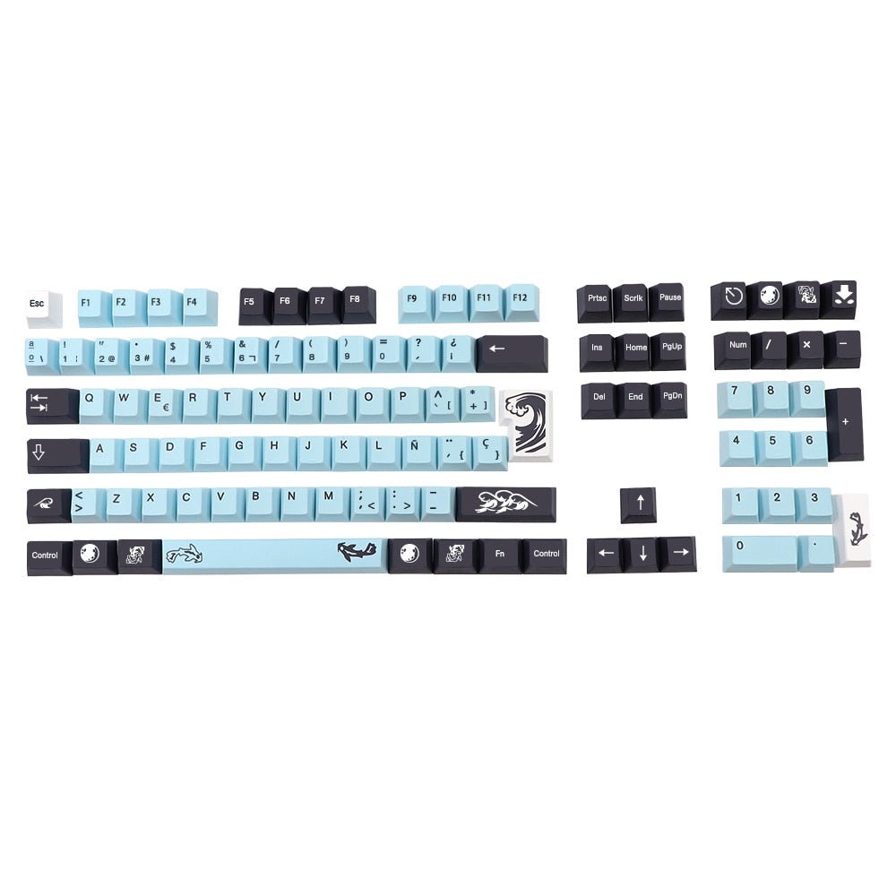 Oceanic Gale - 135 Key ISO-ES PBT Cherry Profile Keycap Set