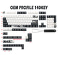 140 Key PBT OEM Profile Keycap Set - Smoking Lotus