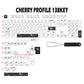 138 Key PBT Cherry Profile Keycap Set - Outer Space