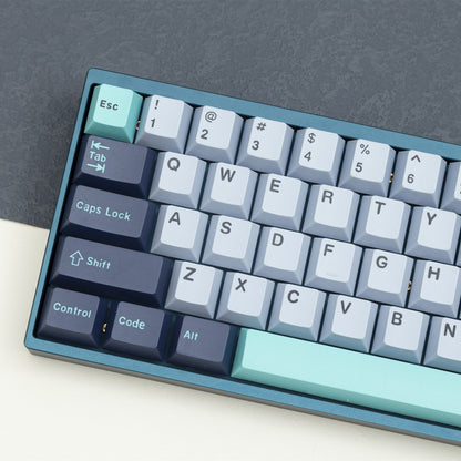 173 Key Doubleshot PBT Cherry Profile Keycap Set - Blue Oasis