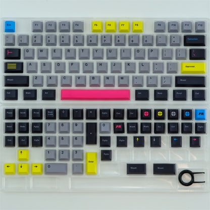 129 Key PBT Cherry Profile Keycap Set - Neon Nights