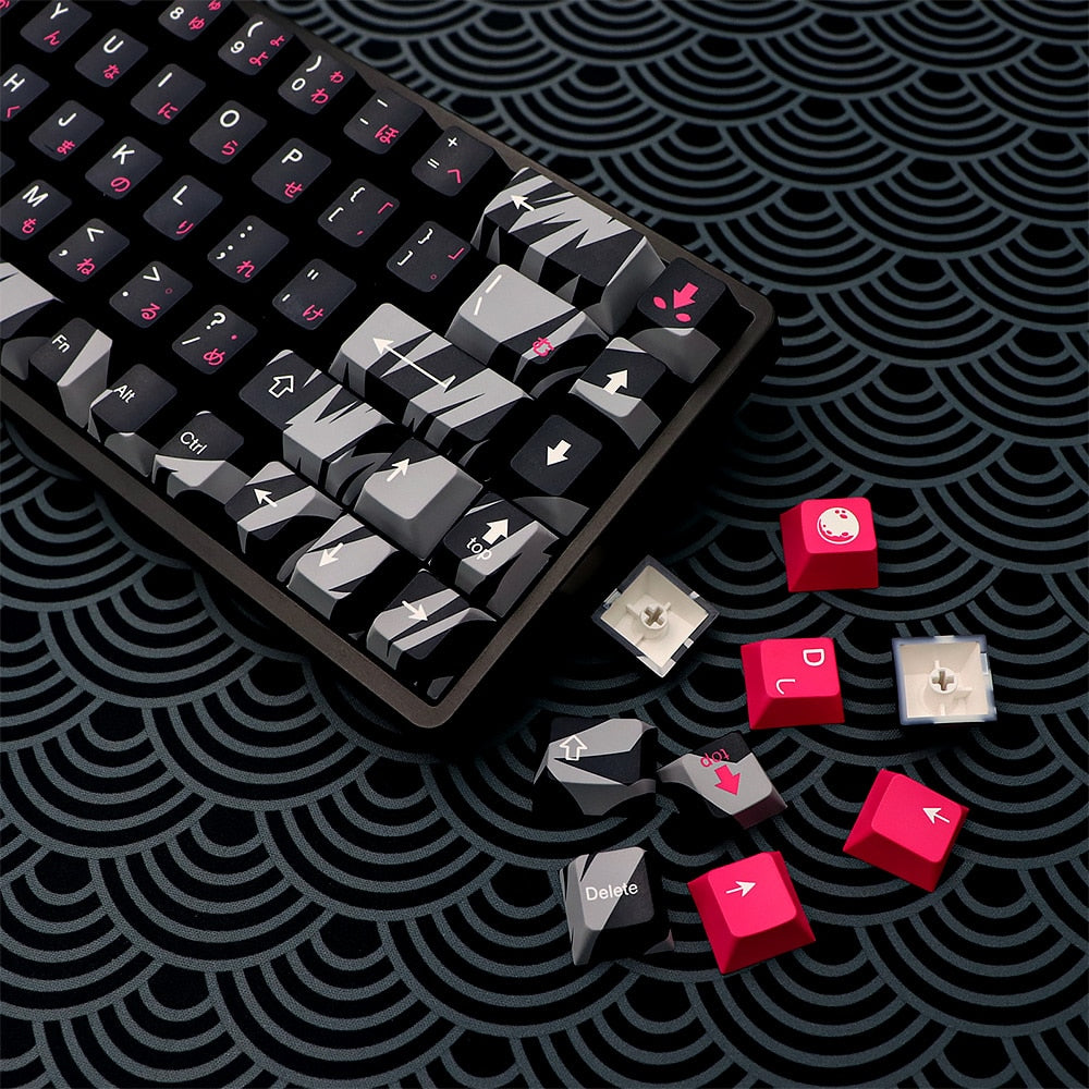 151 Key PBT Cherry Profile Keycap Set - Hidden Power