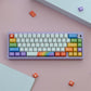 129 Key PBT Cherry Profile Keycap Set - Rainbowland