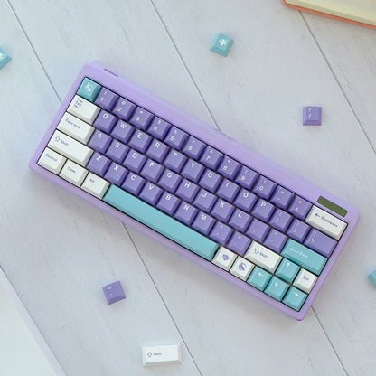 129 Key PBT Cherry Profile Keycap Set Keycap Set - Vibrant Violets